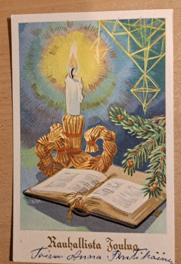 U.Maasio: Raamattu, kynttilä, kulkenut 1958