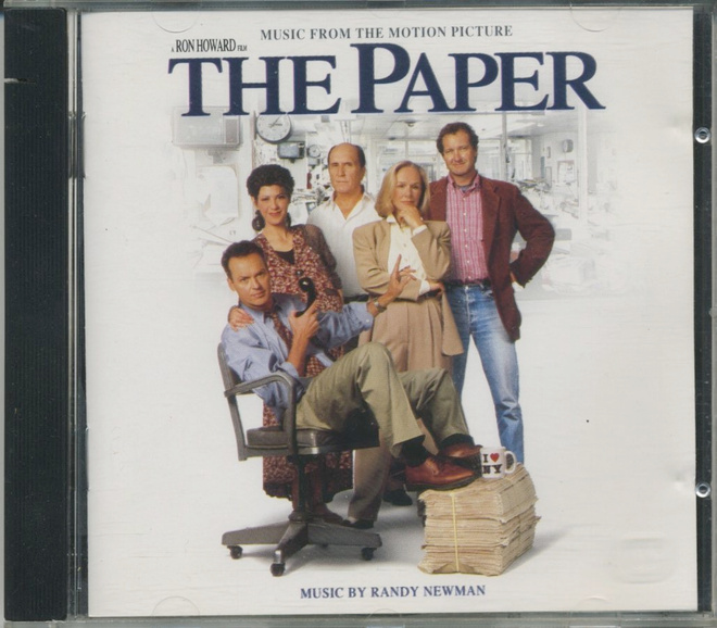 RANDY NEWMAN: The Paper - Original Soundtrack - co CD 1994