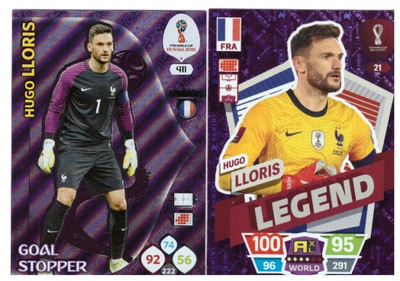 2 x Jalkapallo Mv HUGO LLORIS Ranska