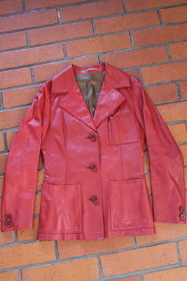 Kotimainen Frihansan nahkatakki koko xs/32-34