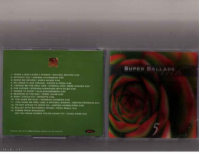 SUPER BALLADS CLUB 5 mm.Roxette,Frida Snell