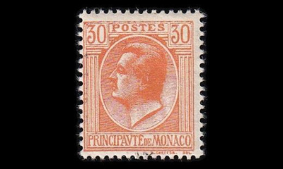 Monaco 84 ** Louis II 30 C oranssi (1924)