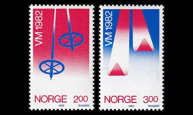 Norja 853-4 ** Hiihdon MM-kisat (1982)