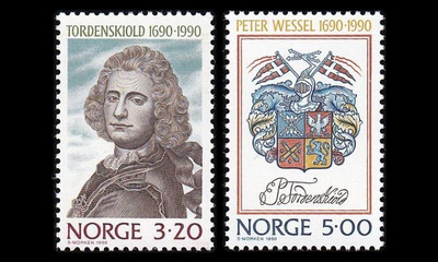 Norja 1048-9 ** Peter Tordenskiold (1990)