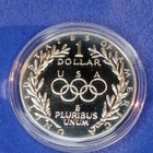 USA 1 Dollar 1988 Soulin Olympialaiset Hopeaa Proof - pikkukuva 2
