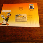 kulkenut a.ankka fdc kirjekuori fdc e - leima ankka postimer - pikkukuva 2