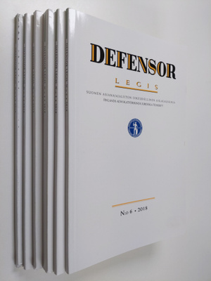 Defensor legis - vuosikerta 2018 (N:o 1-6)