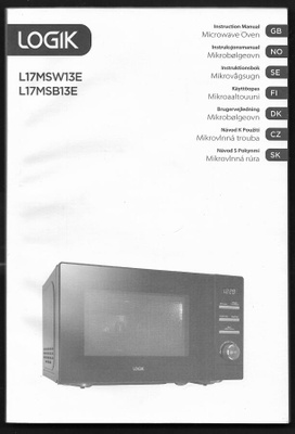 Käyttöohje - Logik mikroaaltouuni L17MSW13E / L17MSB13E