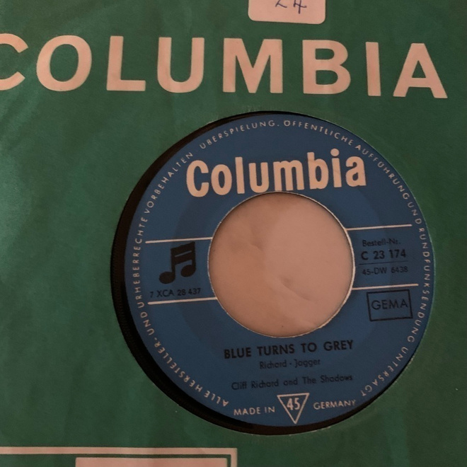 CLIFF RICHARD & Shadows: Blue Turns To Grey *Some..*GER 1966