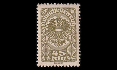 Itävalta 270x ** Käyttösarja 45 H kotka (1919)