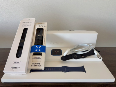 Apple Watch Series 6 (GPS), 44 mm sininen alumiinikuori