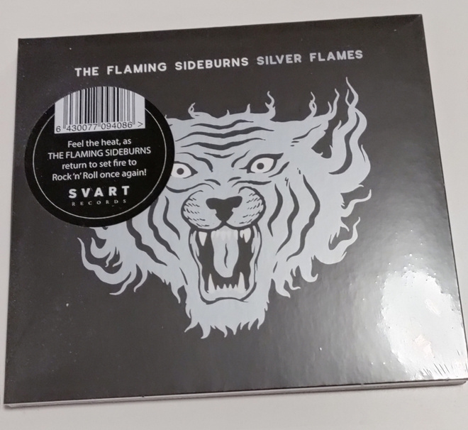 The Flaming Sideburns - silver flames CD (uusi, muoveissa)