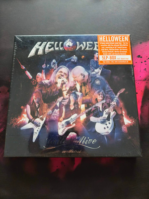 HELLOWEEN united alive in madrid 5LP black