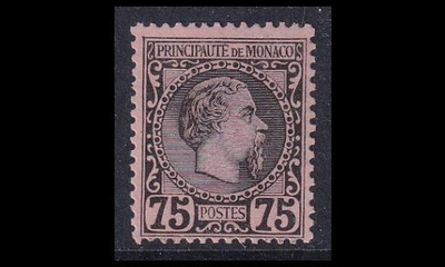 Monaco 8 (*) Prinssi Charles III 75 C (1885)