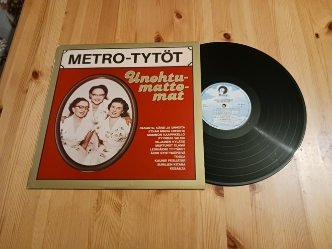 Metro-Tytöt – Unohtumattomat lp orig 1979 Pop, Iskelmä