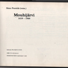 Penttilä: Mouhijärvi 1639-1989, Mouhijärven kunta 1989, K3 - pikkukuva 1