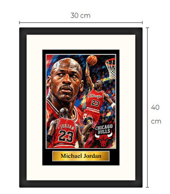 Uusi Michael Jordan art print Limited Edition 30 cm x 40 cm