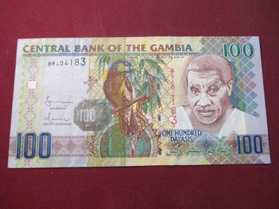 100 dalasis 2001 Gambia