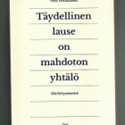 Täydellinen lause on mahdoton yhtälö - Merkitysesseitä - pikkukuva 1