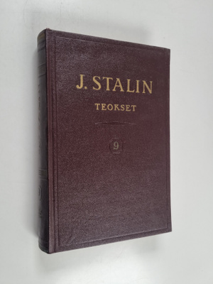 J. V. Stalin : Teokset, 9. osa - Joulukuu 1926 - heinäkuu...