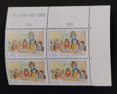 1988 Lasten päiväkerhotoiminta numeronelilö **