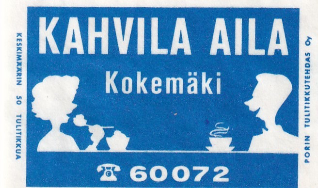 Kokemäki, Kahvila Aila      8/3