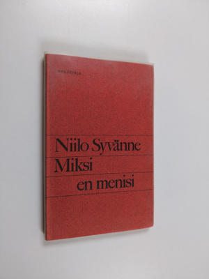 Niilo Syvänne : Miksi en menisi ehtoolliselle