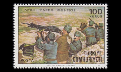 Turkki 2209 ** ?nönün toinen voitto 50v (1971)
