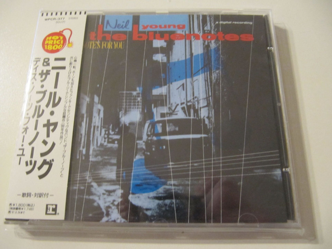 Neil Young & The Bluenotes  Japanilainen CD OBI