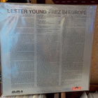LESTER YOUNG - PREZ IN EUROPE M-/M- LP - pikkukuva 2