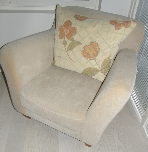 Nojatuolit & Tyynynpäälliset (2 kpl) Vaalea Beige