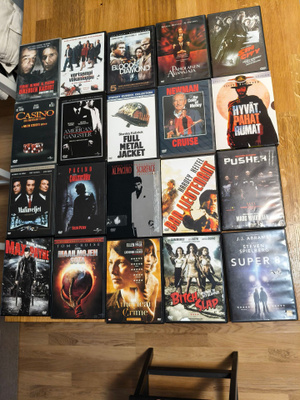 DVD elokuvia 20 kpl paketti