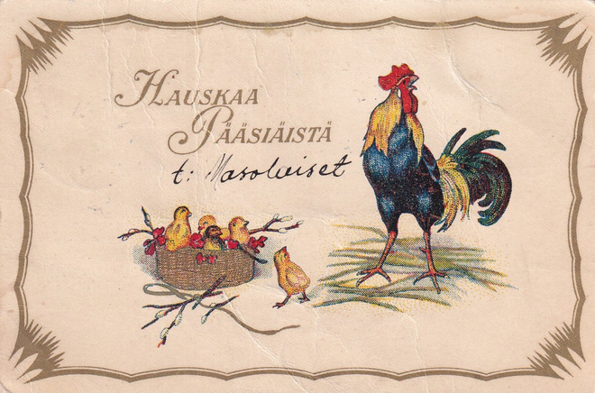 Kukko ja tiput, Hauskaa Pääsiäistä       b430