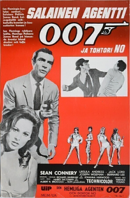 Elokuvajuliste: Salainen agentti 007 ja tohtori No (Bond)
