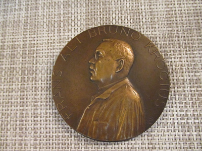Frans Ali Bruno Krogius mitali 1929 /Felix Nylund 1929.