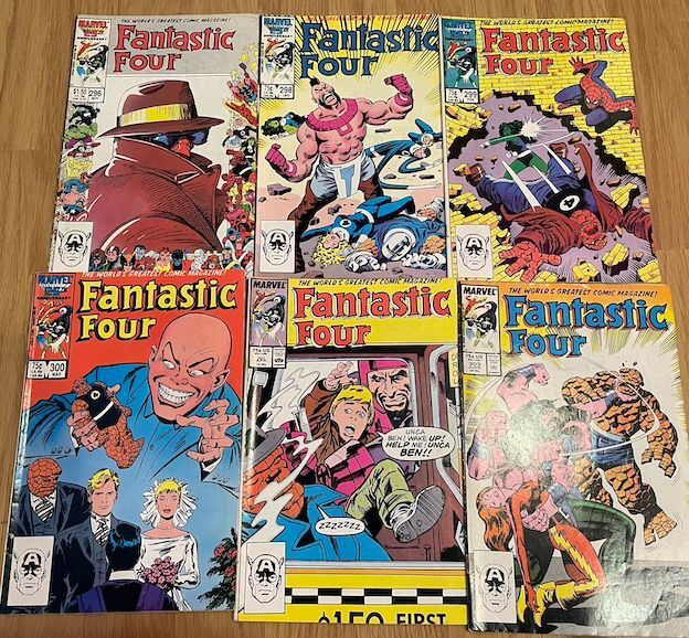 Fantastic Four - 6 kpl (Marvel USA 1986-1987)