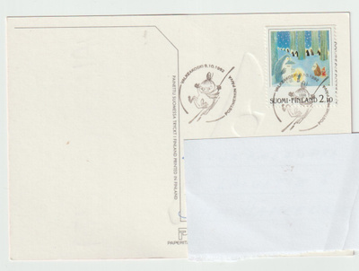 Postileima : VALKEKOSKI 9.10.1992 FDC  (R)
