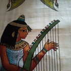 EGYPTILÄINEN PAPYRYS MAALAUS 40X16 - pikkukuva 4