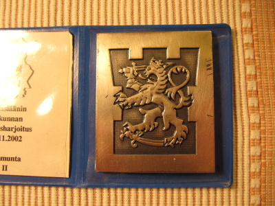 Suomen Armeija mitali 2002.