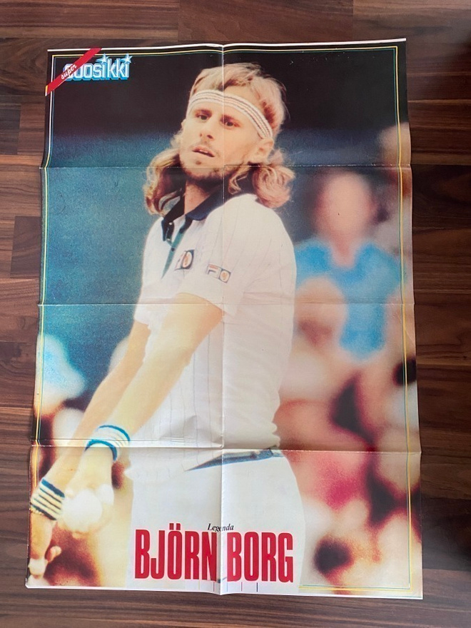 Björn Borg  tennis juliste