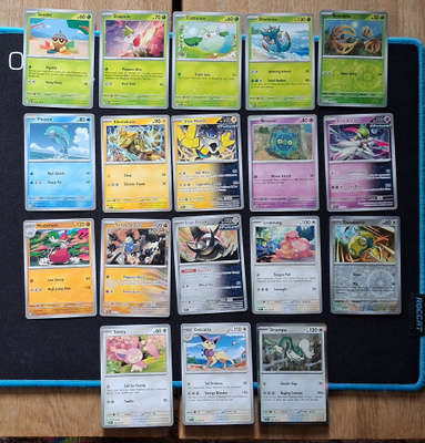 Pokemon kortit 18kpl (#167 Temporal Forces)
