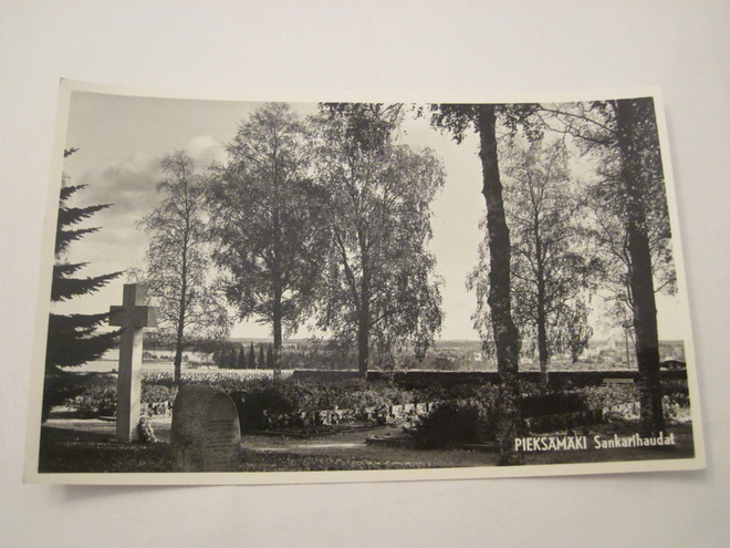 VANHA Postikortti Pieksamäki 1950-l Alkup.Mallikappale