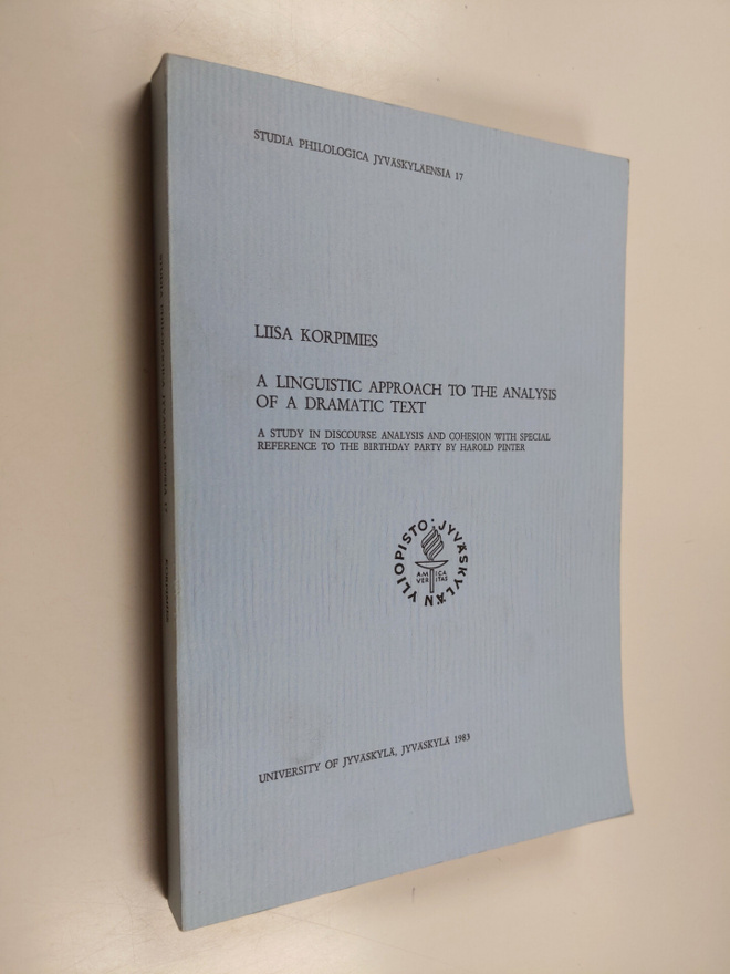Liisa Korpimies : A Linguistic Approach to the Analysis o...