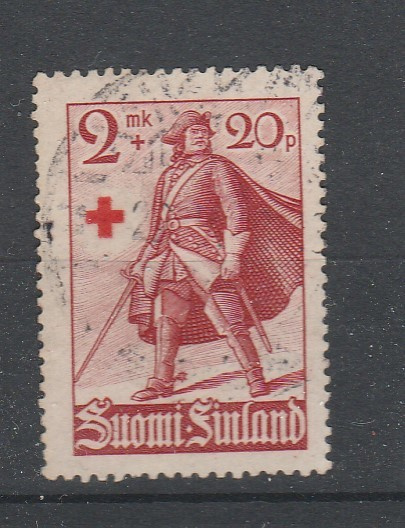 Suomi 1940, PR merkki 2mk+20p,  , leimattu
