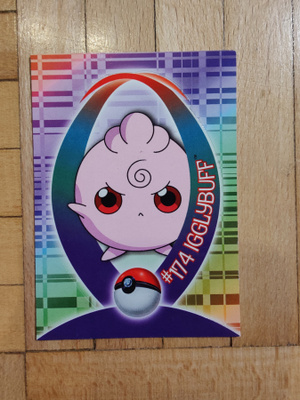 Pokemon TOPPS tarrakortti Igglybuff