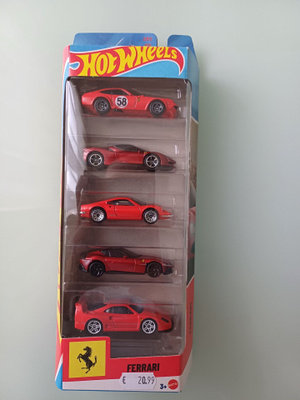 Hot wheels ferrari 5 pack