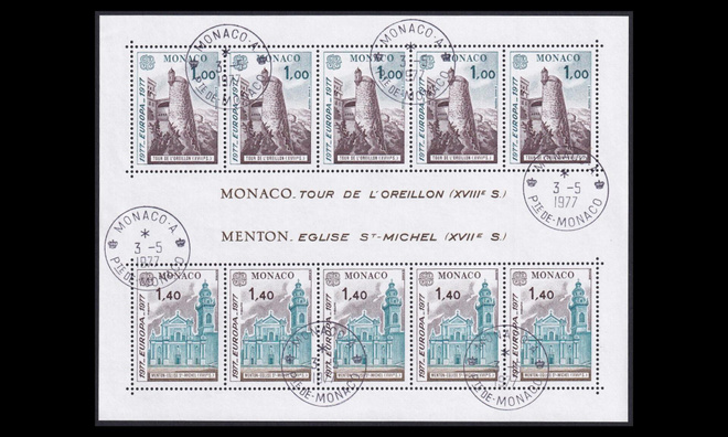 Monaco 1273-4BL11 o Europa (1977)