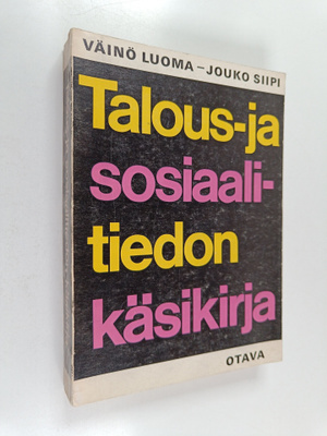 Väinö Luoma ym. : Talous- ja sosiaalitiedon käsikirja