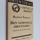 Herbert Tingsten : Den nationella diktaturen - Nazismens ... - pikkukuva 1