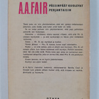 A. A. Fair : Pässinpäät kuolevat perjantaisin : salapolii... - pikkukuva 2